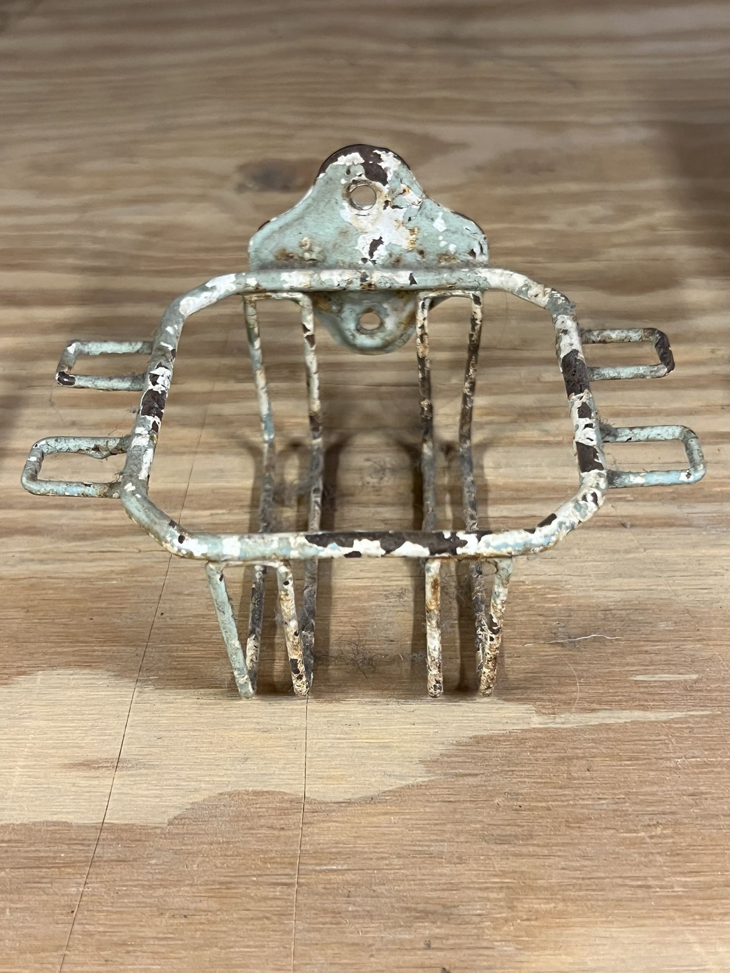 Vintage Metal Toothbrush Holder