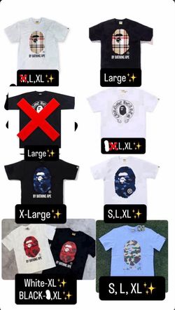 Bape t-shirts