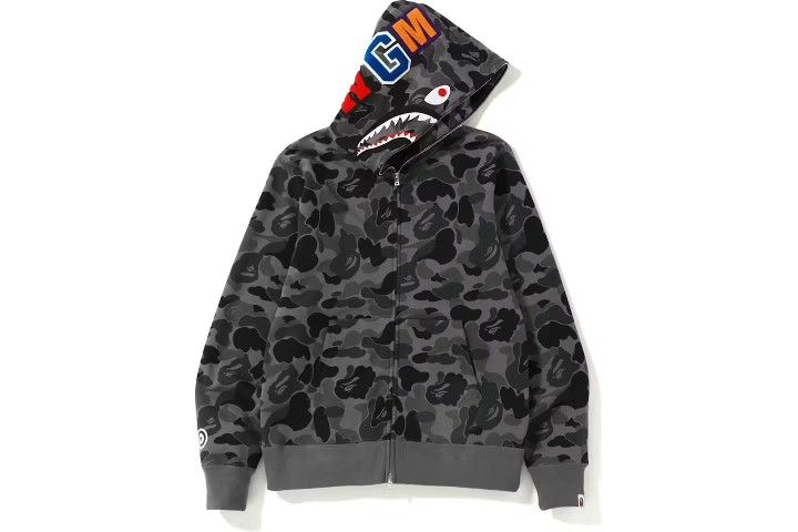 Bape ABC Camo Shark Full Zip Up Hoodie