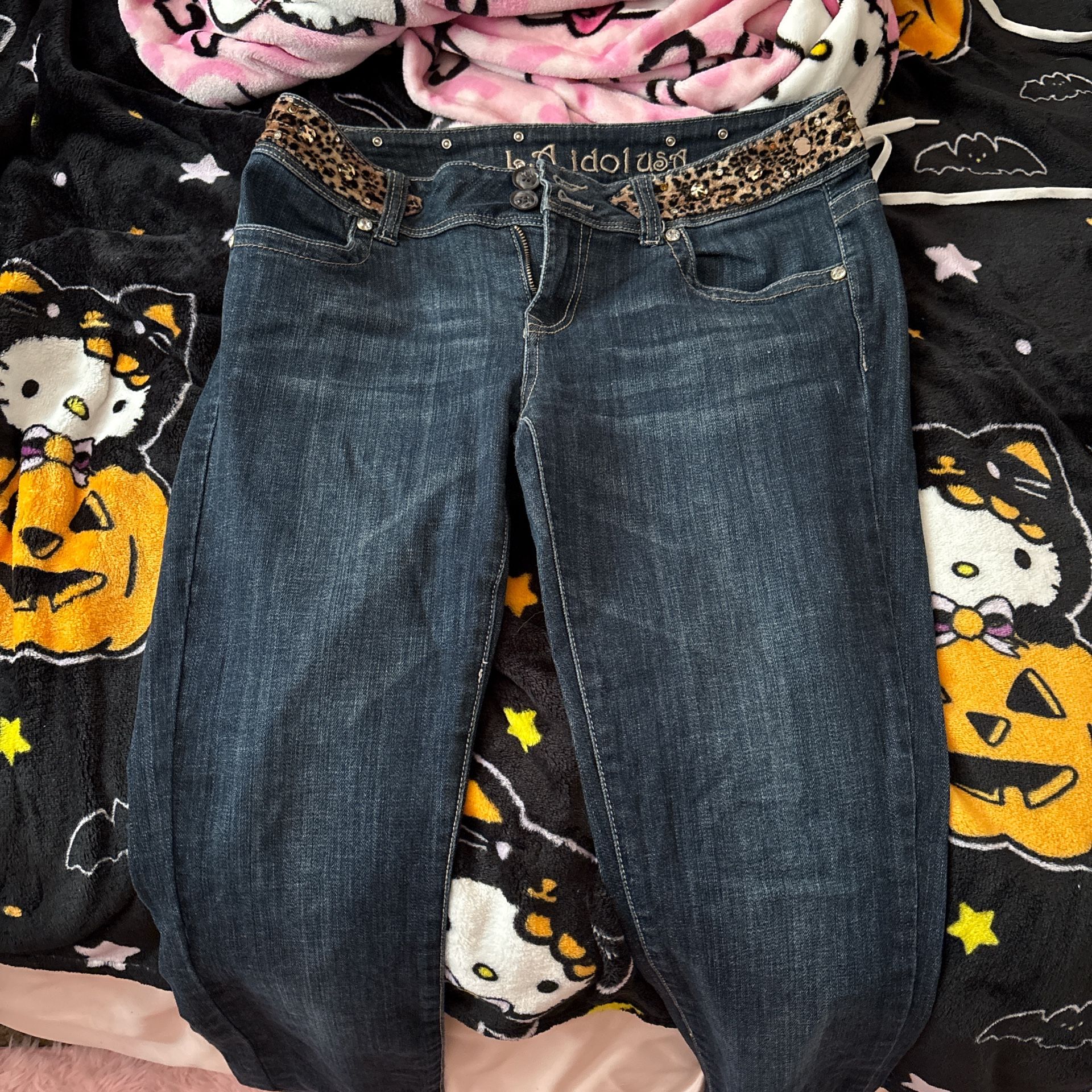 Cheetah Print Jeans