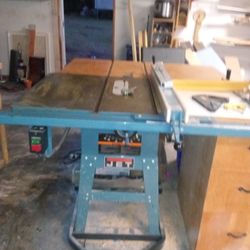 Table Saw And Cabinet 