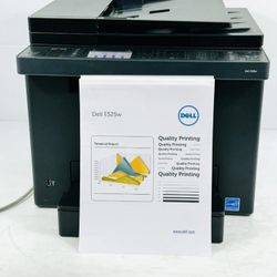 Dell E525W Color Laser Printer All-in-One 5 Page Copy Scan
