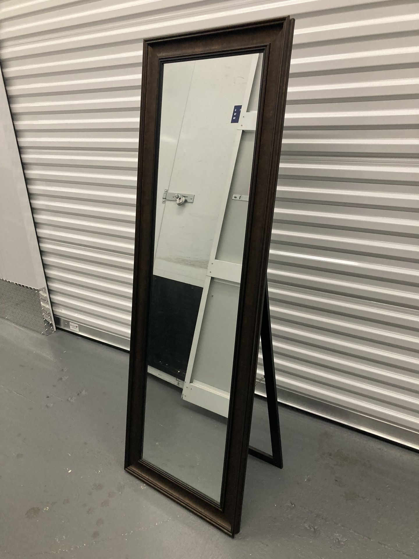 Full Size Mirror - Mahogany Frame