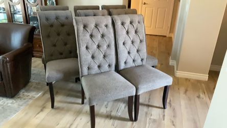 Dining chairs-set of 6
