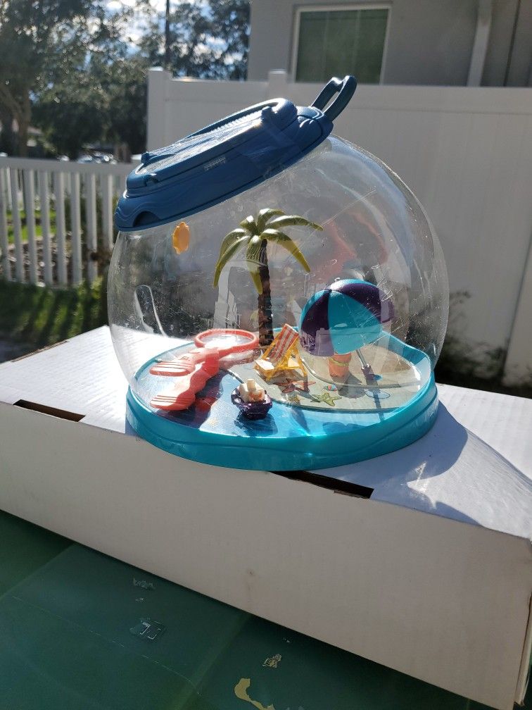 Hermit Crab Vacation Home With Mag Glass