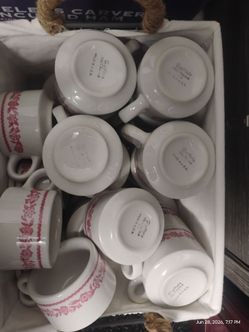 Dish plates and cup