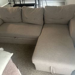 Couch/ Pull Out Bed With Storage 