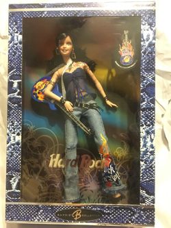 Barbie Collectable Hard Rock Cafe doll with collector pin from 2005