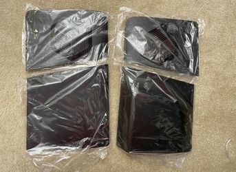 PS5 Slim Satin Black Vented Cover Plates (Disc Version) - Console Not Included - Cover Plates Only