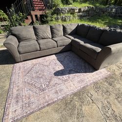 *FREE DELIVERY* Ashley Furniture Charcol 2 Piece Sectional 