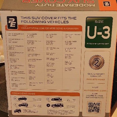 Large SUV Car Cover