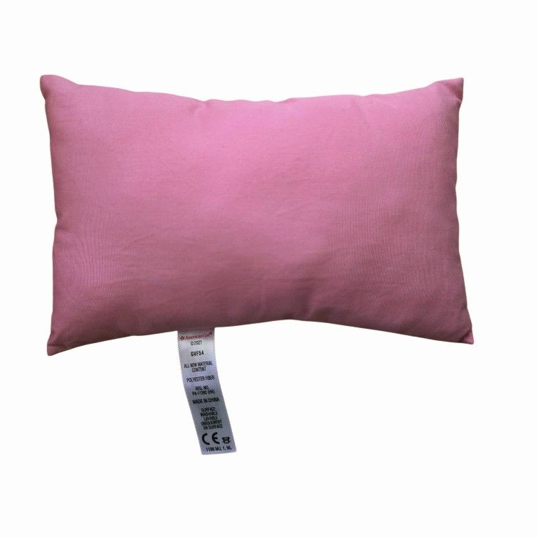 American Girl Pink Doll Pillow Rectangular 7 in x 4.5 in