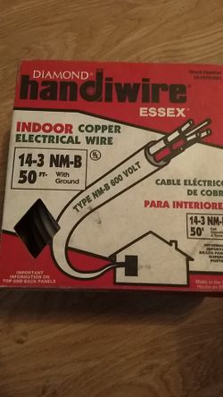 Indoor copper electrical wire