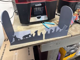 3D Printed Lord Of The Rings Bookends
