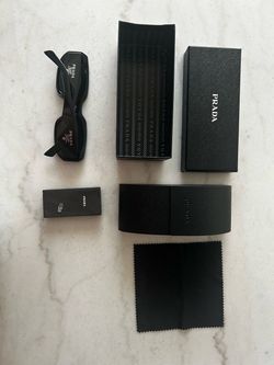 Prada Black Sunglasses with Full Set