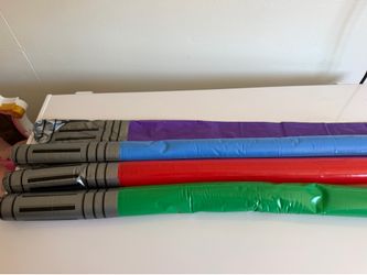 4 Inflatable Lightsabers