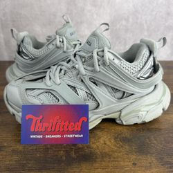 Balenciaga Wmns Track Sneaker Grey Size 5 US / 35 EU Women’s Designer Shoes OG Rare / MSRP $975