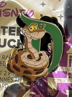Disney Pins Hidden Disney Kaa “D”