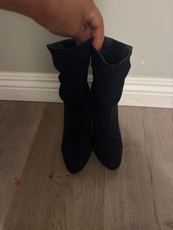 Black Suede Boots