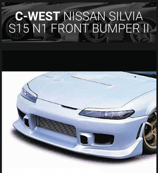 C-WEST NISSAN SILVIA N1 Front BUMPER II (99-02)