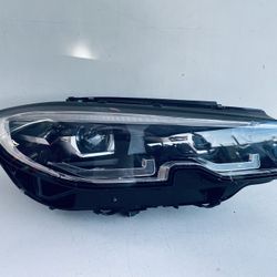 2019-2022 BMW 3 SERIES 340i 330i RIGHT PASSENGER SIDE HEADLIGHT LED OEM CHROME