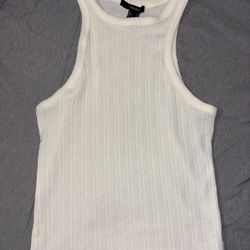 Off white Sleeveless Top