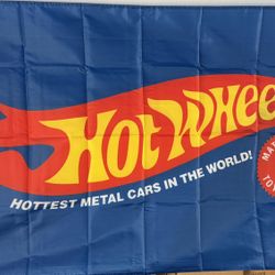Hot Wheels Toy Room 3x5 Ft Flag Wall Decor