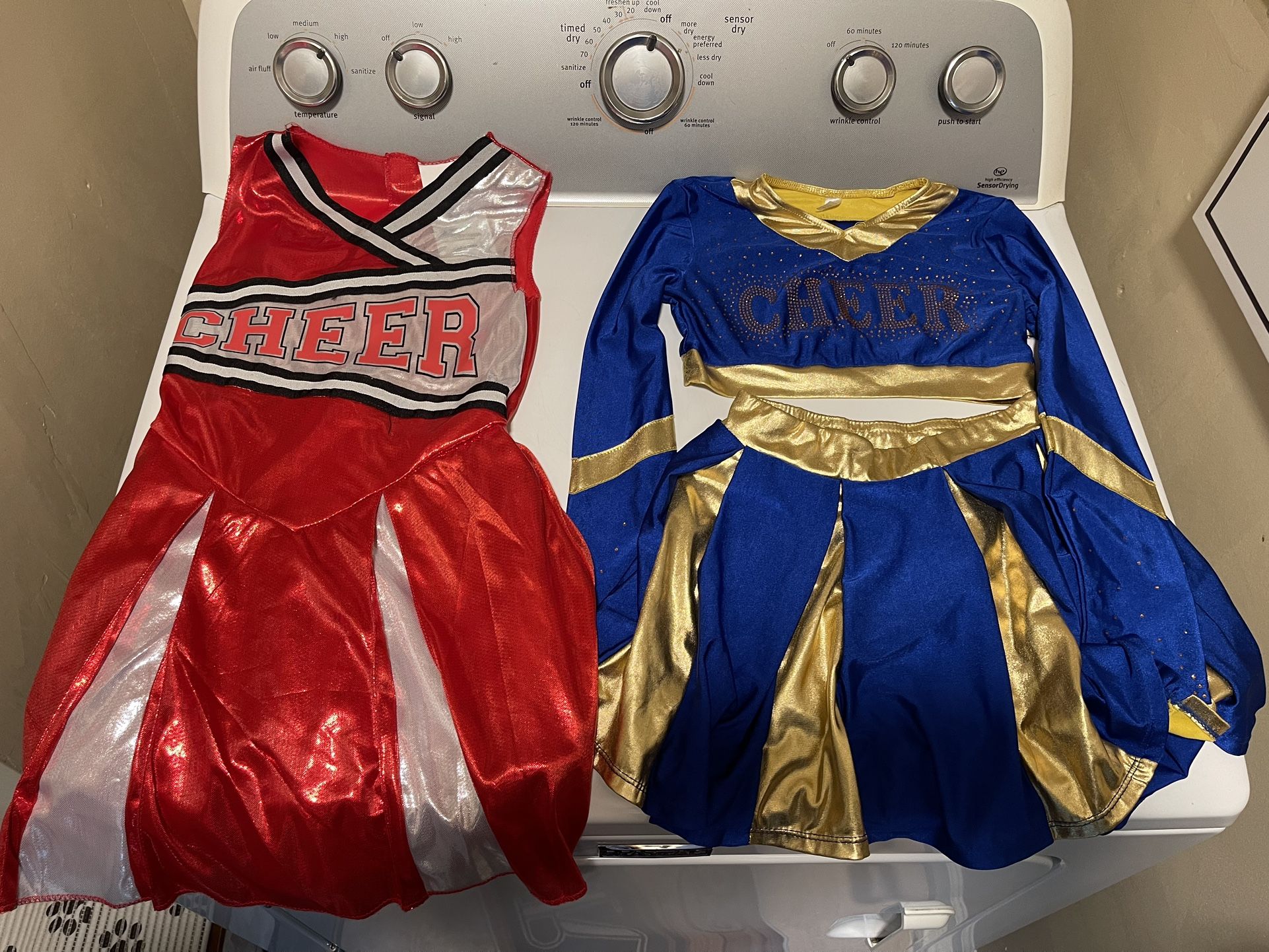 Kids Halloween cheerleading costumes size 6 $10 each