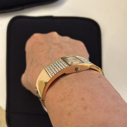 AURIOL QUARTZ CUFF BRACELET WATCH