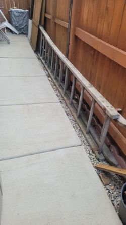 Wooden ladder 24 feet