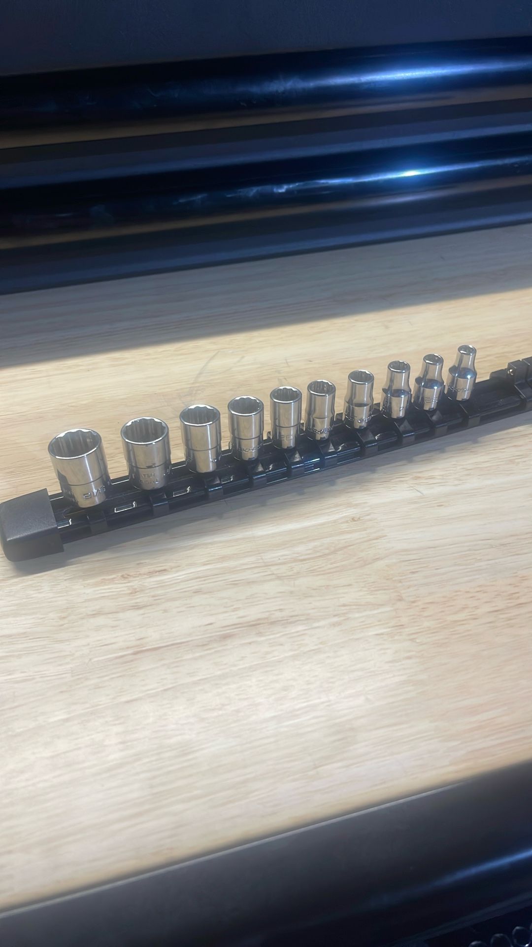 Snapon 1/4 Sae 10 Piece Socket Set. 3/16- 9/16