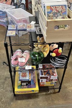 2 Metal Shelves 