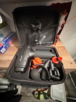 Massage Gun with Attachments & Carrying Case