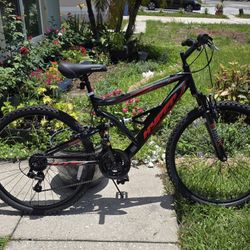 New Hyper Shocker Full Suspension Mountain Bike