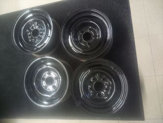 14 inch 5 lug Chevy wheels