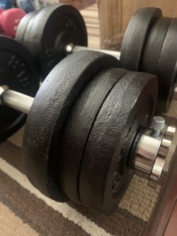 80 lbs. Adjustable Dumbbells (Set of 40 lbs EACH)
