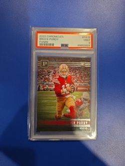 2022 chronicles Brock Purdy PSA 9