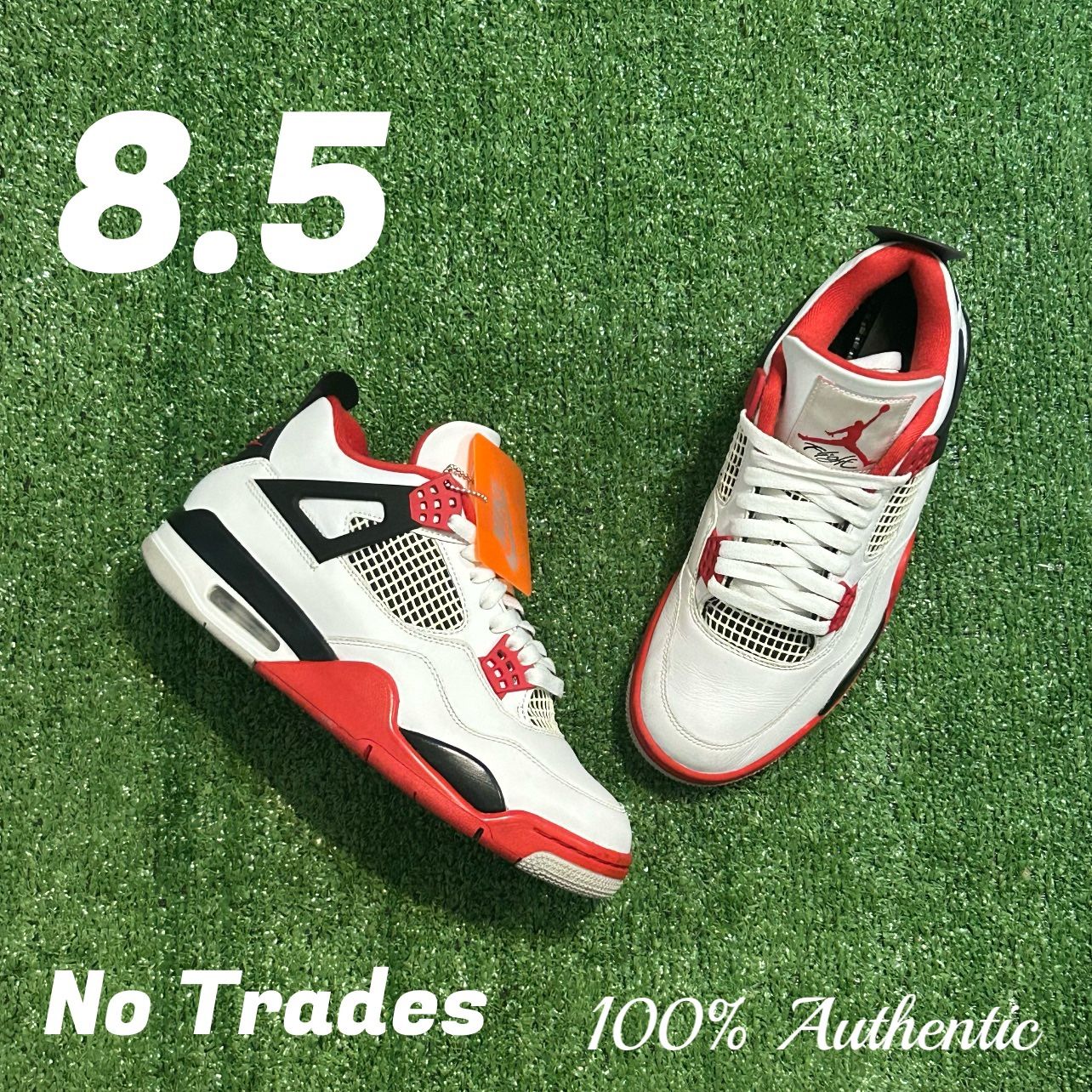 Size 8.5 Air Jordan 4 Retro โFire Red 2020โ ๐