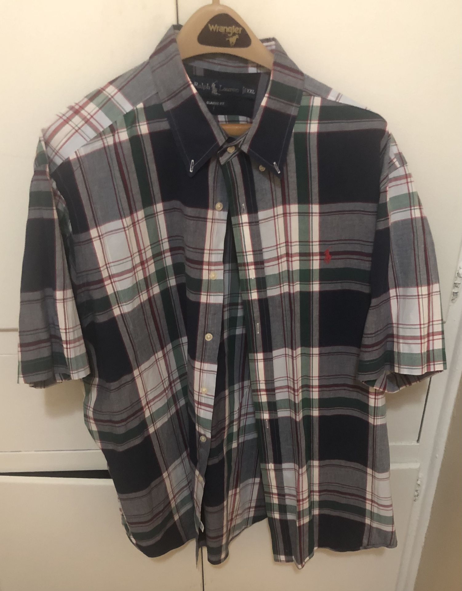 Polo Ralph Lauren Mens Size XXL Button Up Short Sleeve Shirt