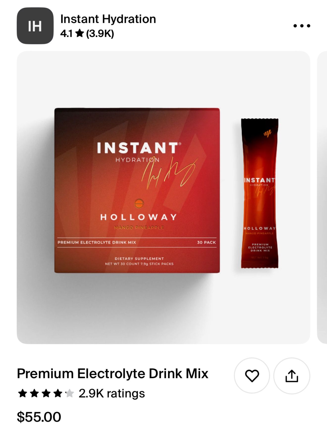 Instant Hydration Packs All New Paid $55 Each