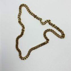 10k gold plated Stainless Steel 22" chain