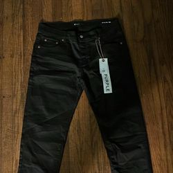 Black Purple Jeans Size 32