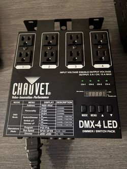 Chauvet DMX-4 LED Dimmer Switch Pack