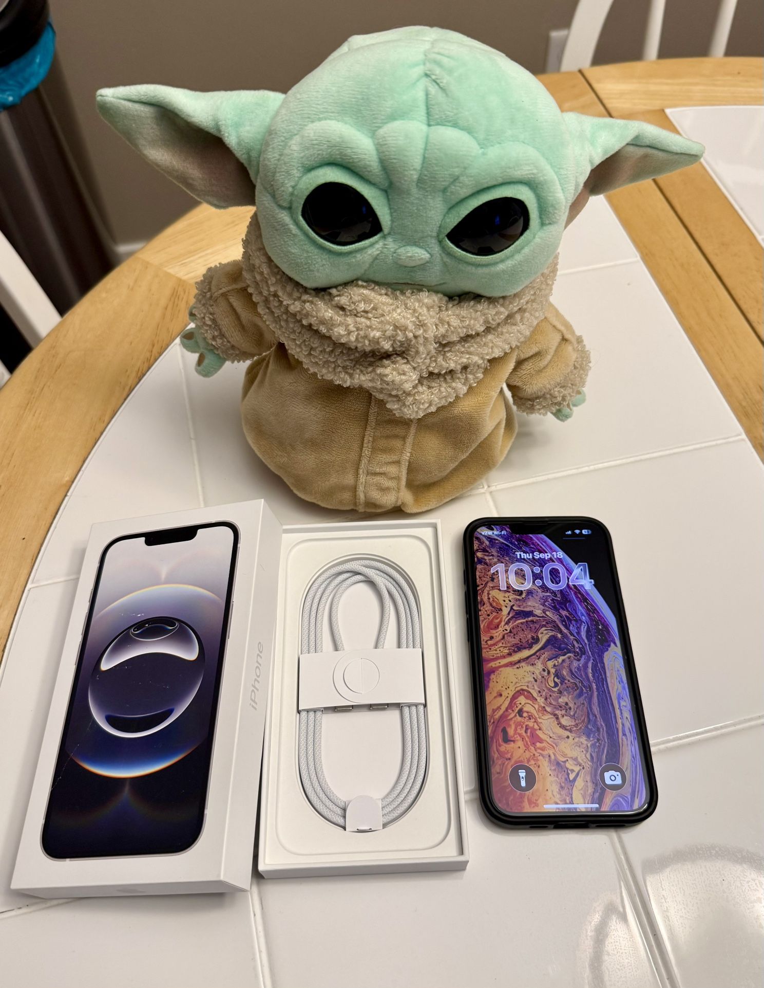 Apple iPhone 16E Unlocked White Warranty 100% Battery Life