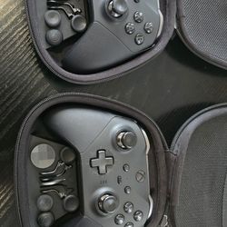 Two Xbox Elite 2 Controllers