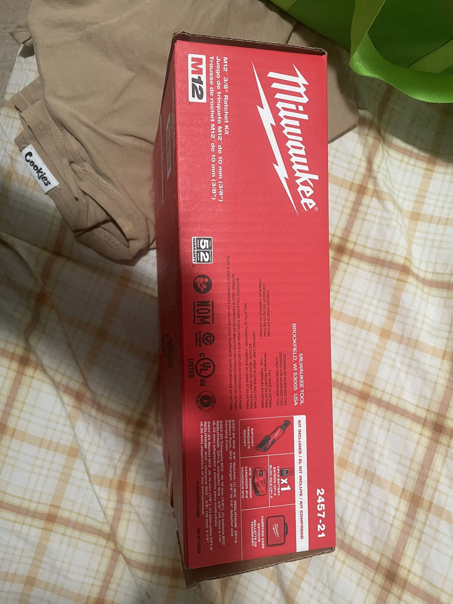 Millwauke 3β8 Rachet Kit