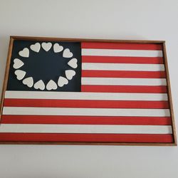 Wood first flag