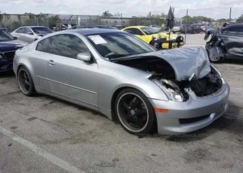 Parting out Infiniti G35 coupe