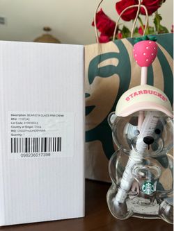 NEW Bearista pink cup