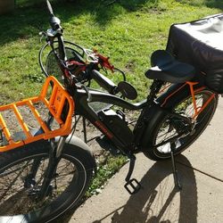 Now ( $700 OBO ) Under 400 Miles! –RadPower RadRover 5 E-Bike (2020) – Dual Battery, Accessories – 